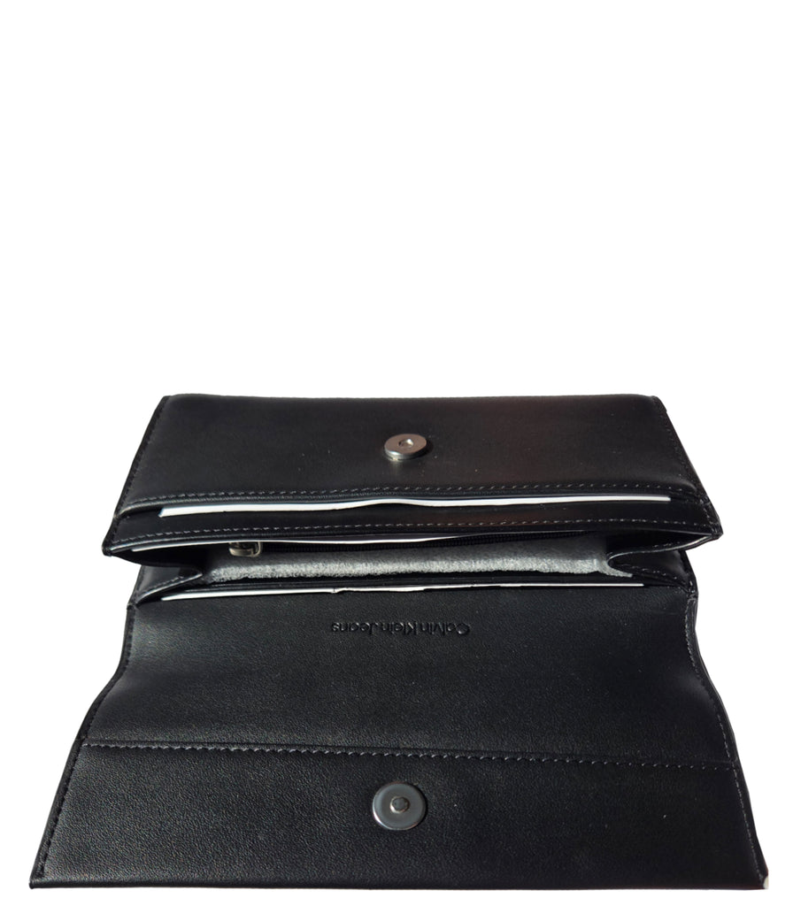 CK Black Wallet Longfold