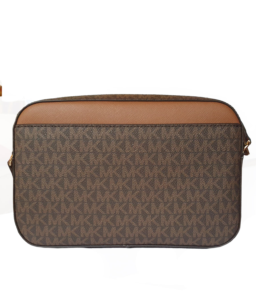 Mk Jet Set Large Logo Crossbody Bag