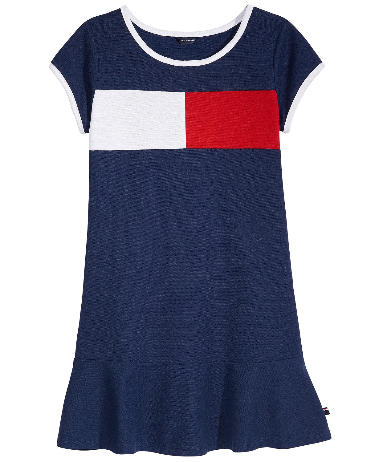 TH Logo Pique Dress, Big Girls