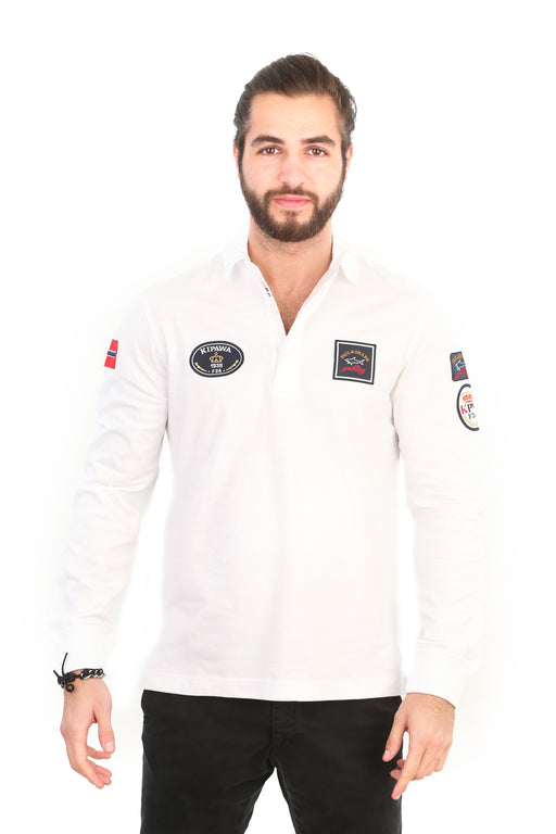 P&S Men's Long Sleeved Polo Shirt