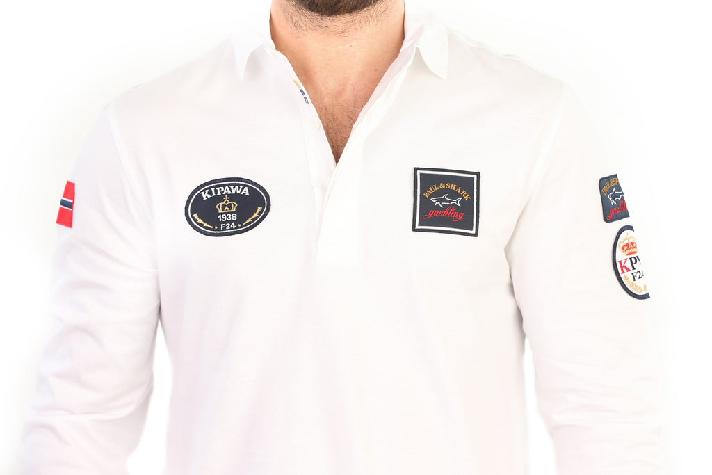 P&S Men's Long Sleeved Polo Shirt