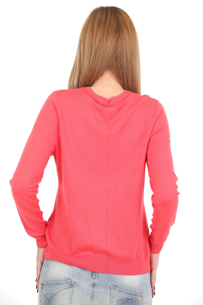 CK Women's Solid Button-Front Cardigan