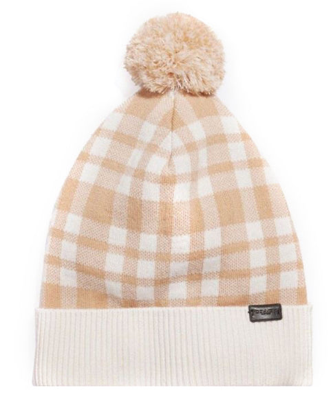 COACH Caramel Plaid Pom Hat #F20156 Coach Plaid Pom Hat Caramel 20156 | eBay main image 3