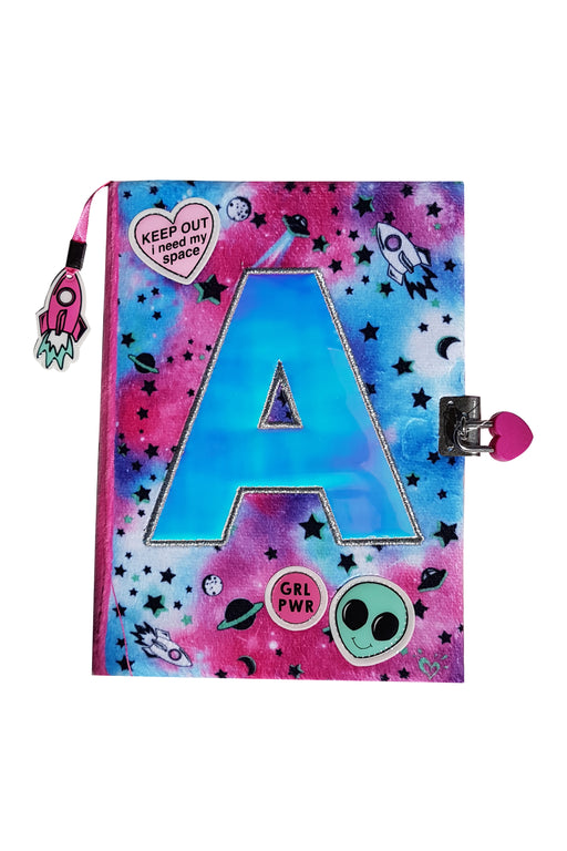 Justice Girls Initial Diary Space Journal Notebook