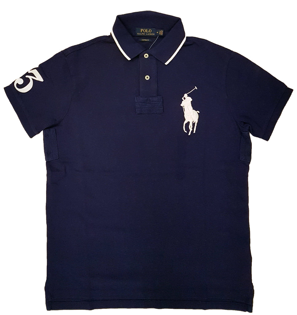 RL Polo Big Pony Classic Navy Blue Short Sleeve