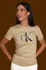 CK Crew neck T-Shirt Beige