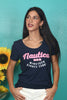N CLASSIC FIT SCOOP NECK T-SHIRT IN 1983 GRAPHIC