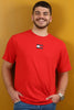 TH  Deep Crimson Cotton Regular Fit