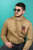 TH Hooded Sweatshirt Camel