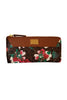 Calvin Klein Monogrammed CK Floral Wallet