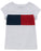 TH Girls Pieced Flag T-Shirt White