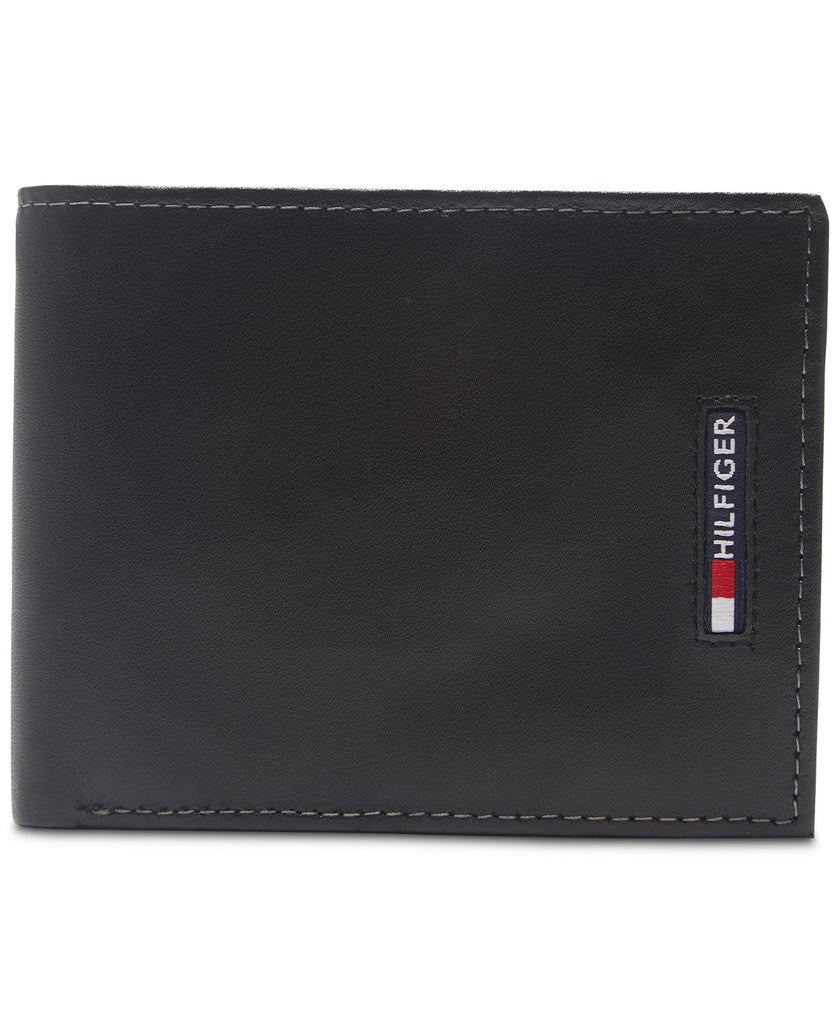Tommy Hilfiger Men's Slim Extra-Capacity Leather Wallet