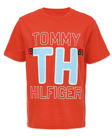 Tommy Hilfiger patchwork stripe T-shirt
