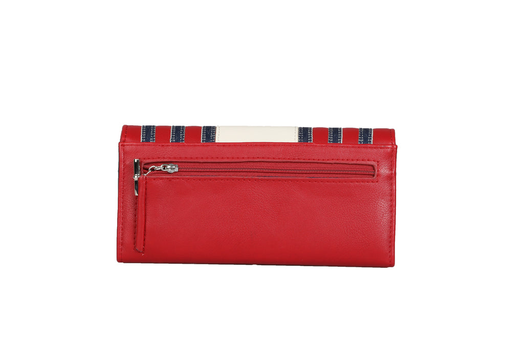 Nautica Straight Away Pull Out ID Clutch Wallet Organizer With RFID