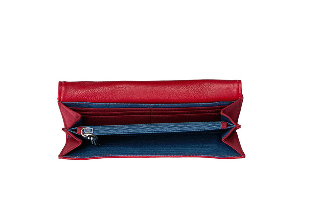 Nautica Straight Away Pull Out ID Clutch Wallet Organizer With RFID
