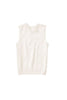 G Boys PICNIC PARTY White Textured Argyle Sweater Vest V-neck