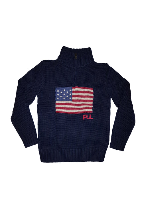 RL unisex Team USA Flag-Graphic Sweater