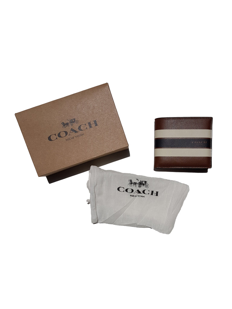 Coach Varsity Leather ID Wallet