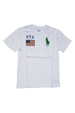 Polo Ralph Lauren Tennis Bear Cotton T-Shirt