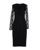 PP Midi Dress In Stretch Viscose Crepe Fabric