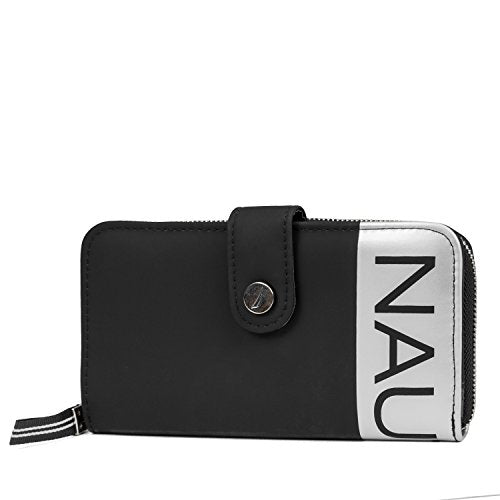 Nautica Tab Zip Around RFID Women’s Wallet Clutch Organizer