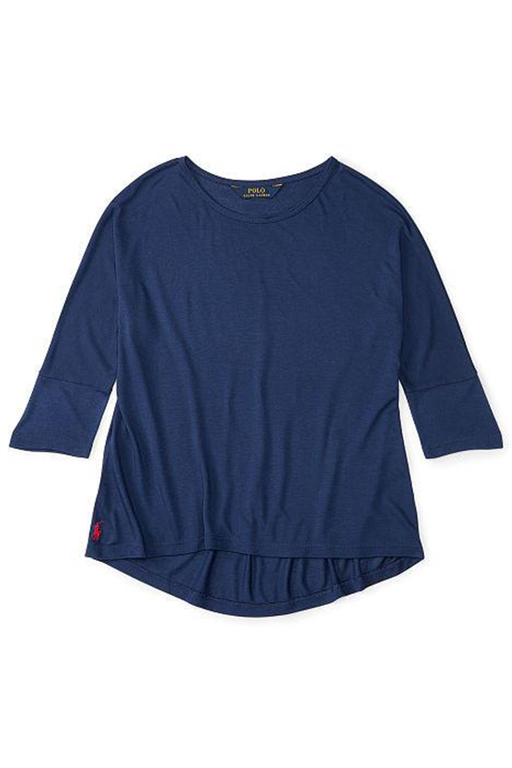 RL Little Girl's Shirt Jersey Dolman-Sleeve Tee
