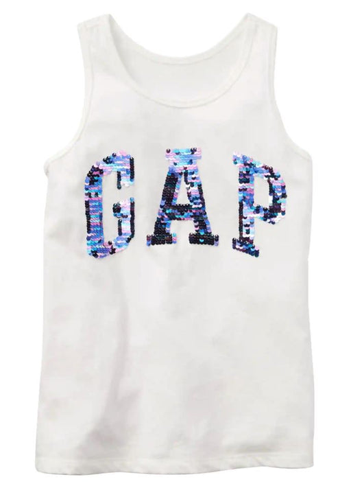 GAP Sequin Logo Tank Top