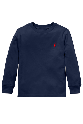 Ralph Lauren Cotton Long-Sleeve Graphic Tee