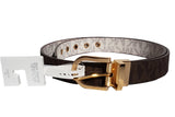 Michael Kors Women's Monogram Twist reversible belt