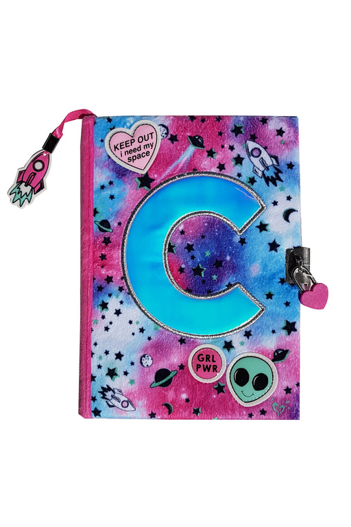 Justice Girls Initial Diary Space Journal Notebook