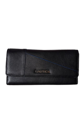 Nautica Portofino Ocean Zip Around Organizer Wristlet With RFID