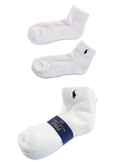 Polo Ralph Lauren Women Socks Three Pairs Set CUSHION SOLE Ankle Length