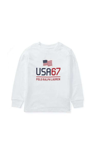 Polo Ralph Lauren Tennis Bear Cotton T-Shirt