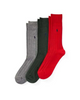 Ralph Lauren Men Rib-Knit Trouser Sock 3-Pack