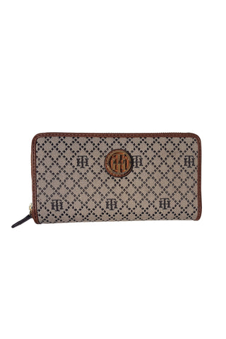 Nautica Portofino Ocean Zip Around Organizer Wristlet With RFID
