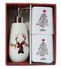 Avanti Very Merry 3-Pc. Lotion Pump and Fingertip Towel Box Set