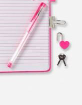 Justice Girls Initial Diary Space Journal Notebook