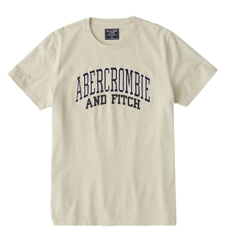 Abercrombie & Fitch Long Sleeve Applique Tee Blue