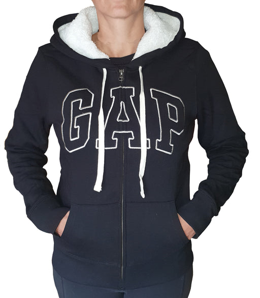 G Logo Sherpa-Lined Hoodie Black