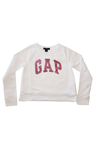 Gap Logo Sherpa Hoodie Sweatshirt Snow
