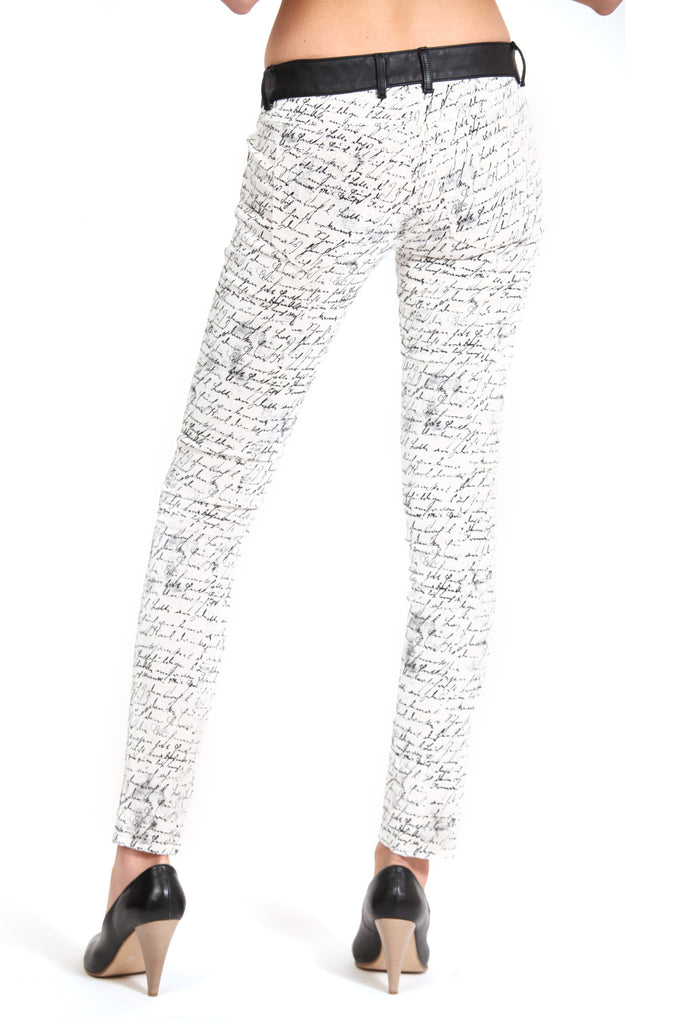 Patrizia Pepe Graphic Ink Pants