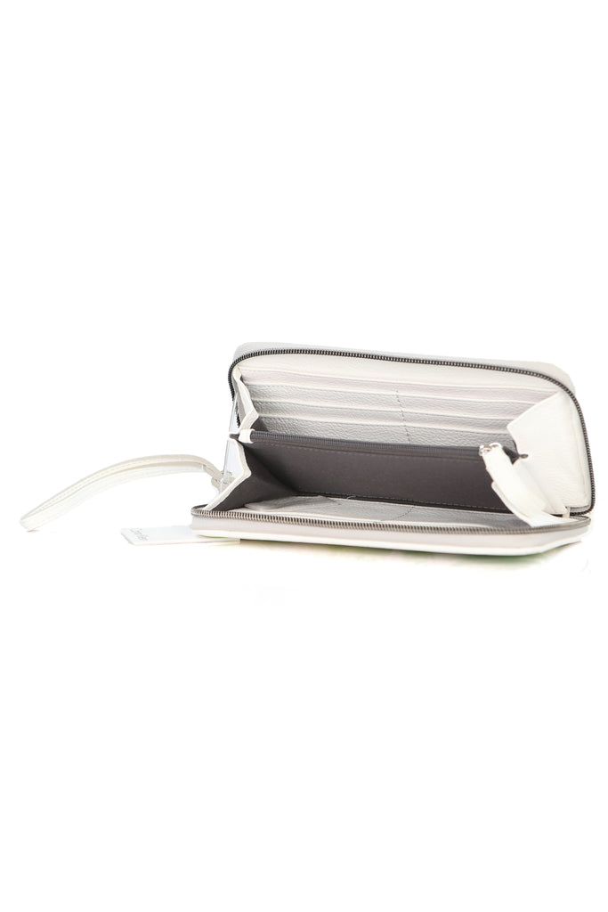 Calvin Klein Hailey Palm Print Zip Continental Wallet