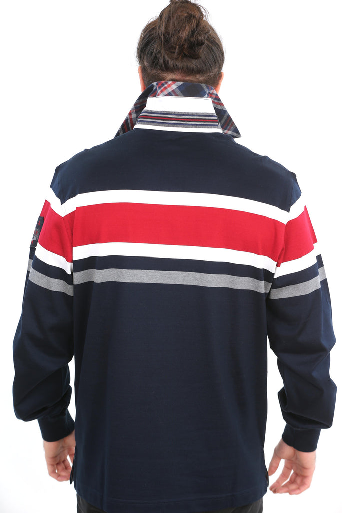 Paul & Shark Long Sleeve Pique Polo Shirt