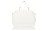PATRIZIA PEPE 2V5588/AT85 Women's Handbag with Rhinestones and Studds White