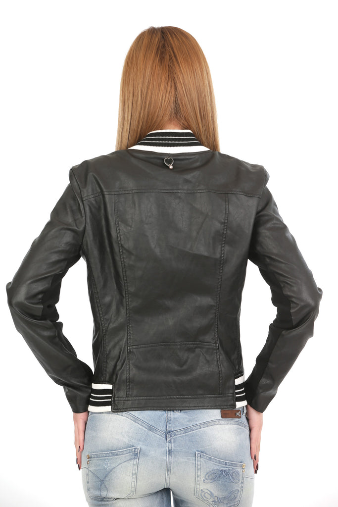 Twin Set TSJ Leather Biker Jacket