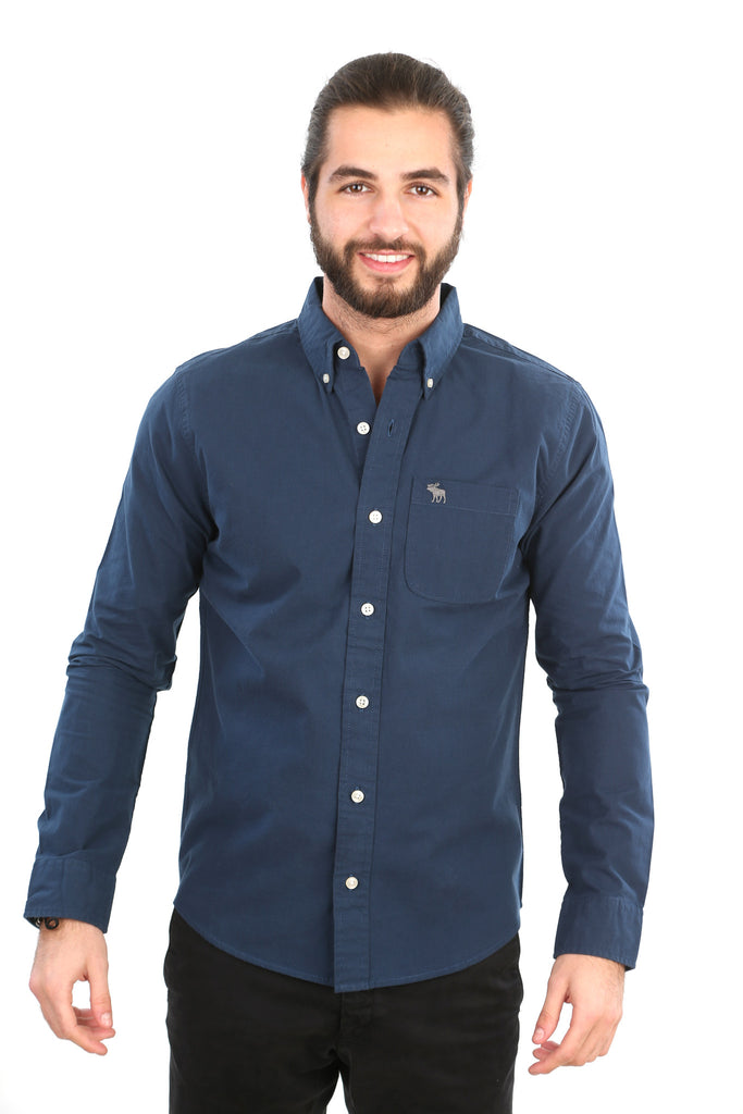 Abercrombie & Fitch Relaxed Fit Icon Oxford Shirt