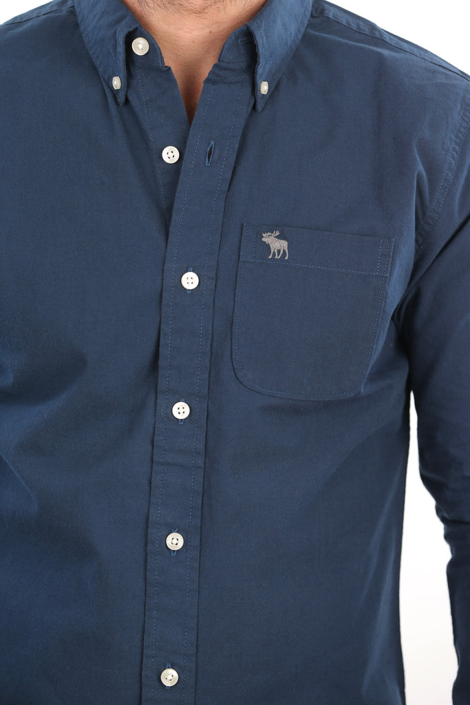 Abercrombie & Fitch Relaxed Fit Icon Oxford Shirt