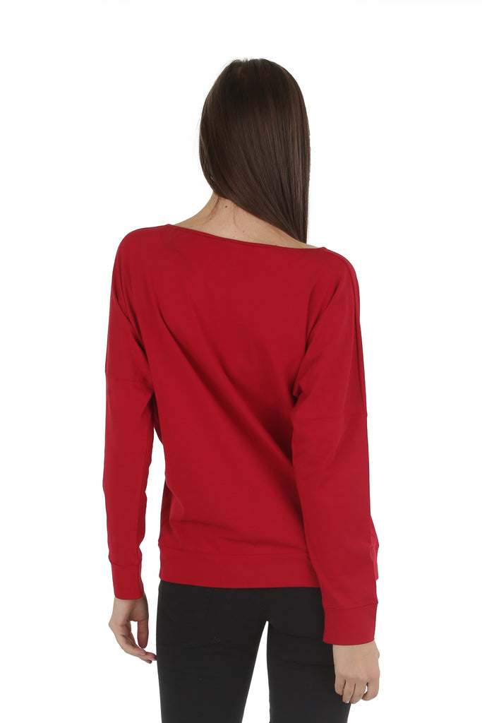 Paul & Shark Long Sleeve Red Top