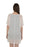 A Jeans Dress Floral Print Silk Organza Tunic