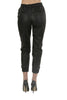 Twin Set TSJ Leather Pants with Cuff